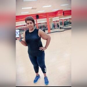 Fila Women Pants XXL Navy Blue Cotton Blend High Rise Straight Sportwear